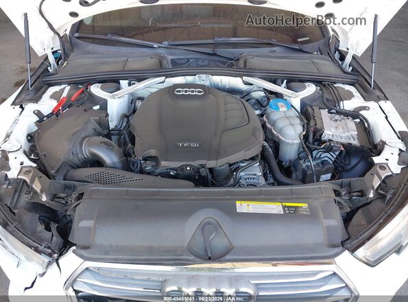WAUGNAF47HN005417 2017 AUDI A4 White უკანა ხედი