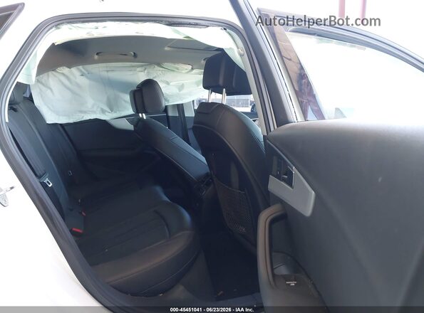 WAUGNAF47HN005417 2017 AUDI A4 White VIN კოდის სტიკერის ხედი