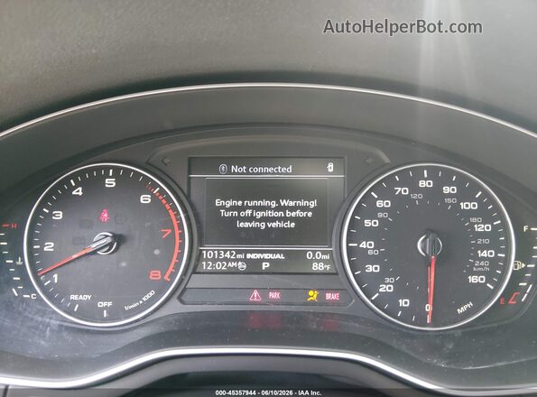 WAUGNAF48HN007757 2017 AUDI A4 Серый 