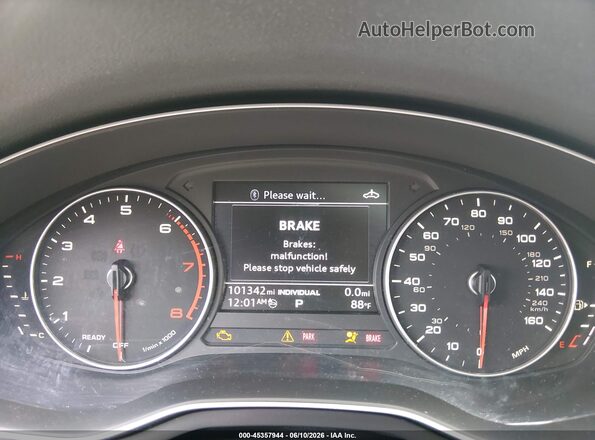 WAUGNAF48HN007757 2017 AUDI A4 Серый 