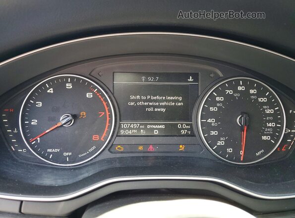 WAUGNAF48HN008519 2017 AUDI A4 Black 