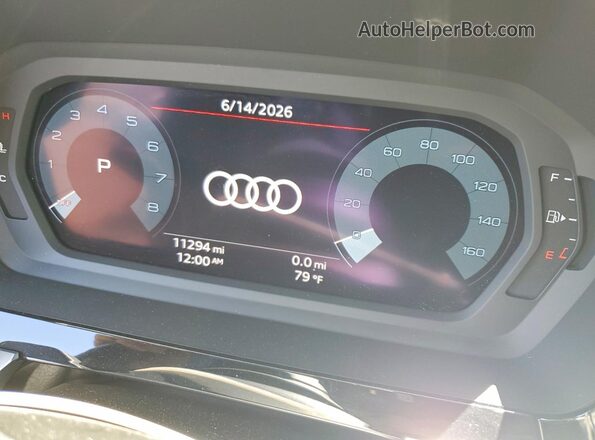 WAUGUDGY6RA137633 2024 AUDI A3 Black Սարքավորումների վահանակի տեսք
