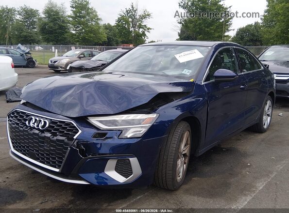 WAUGUDGY8RA059761 2024 AUDI A3 Blue წინა მარცხენა ხედი სამი მეოთხედიდან