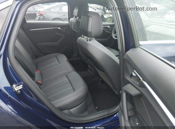 WAUGUDGY8RA059761 2024 AUDI A3 Blue VIN კოდის სტიკერის ხედი