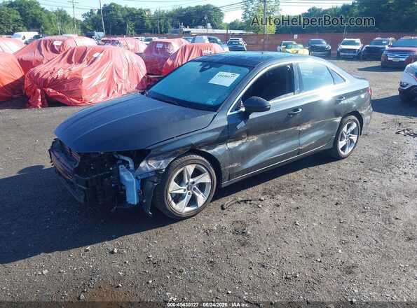 WAUGUDGY9PA139163 2023 AUDI A3 Gray Vista tres cuartos delantera izquierda