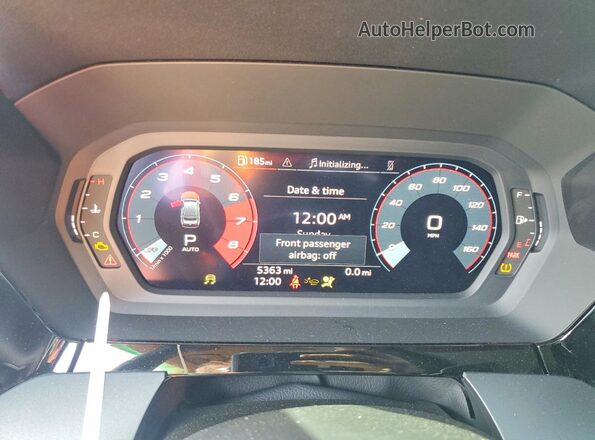 WAUGUDGY9SA110318 2025 AUDI A3 Gray Սարքավորումների վահանակի տեսք