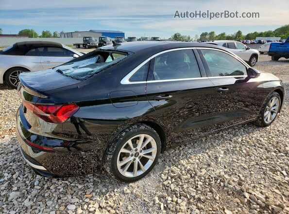 WAUGUDGYXSA051344 2025 AUDI A3 Black უკანა მარჯვენა