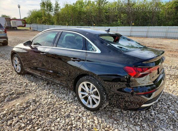 WAUGUDGYXSA051344 2025 AUDI A3 Black უკანა მარცხენა