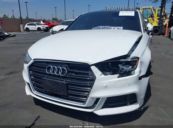 WAUGUGFF6K1009724 2019 AUDI A3 White Вид спереду