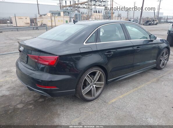 WAUGUGFF8J1021243 2018 AUDI A3 Black Tył prawy