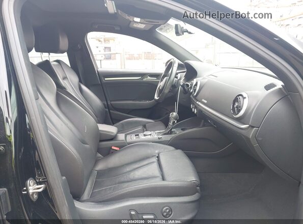 WAUGUGFF8J1021243 2018 AUDI A3 Black Widok wnętrza z przodu
