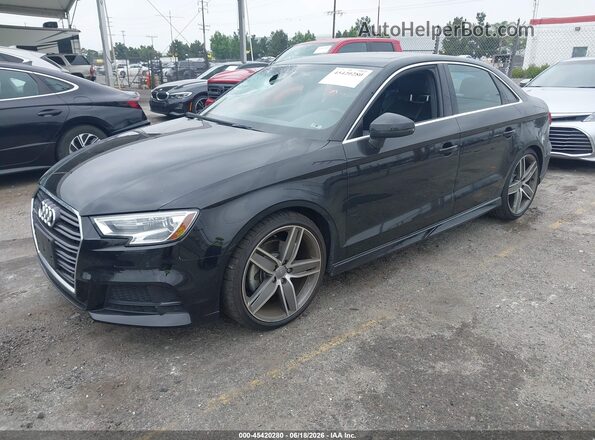 WAUGUGFF8J1021243 2018 AUDI A3 Black Przód lewy
