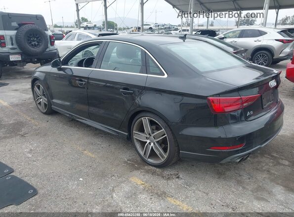 WAUGUGFF8J1021243 2018 AUDI A3 Black Tył lewy