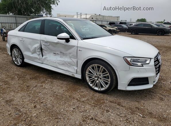 WAUGUGFF9H1042791 2017 AUDI A3 Белый Передняя правая четверть
