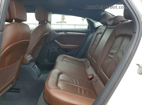 WAUGUGFF9H1042791 2017 AUDI A3 Белый Вид задних сидений