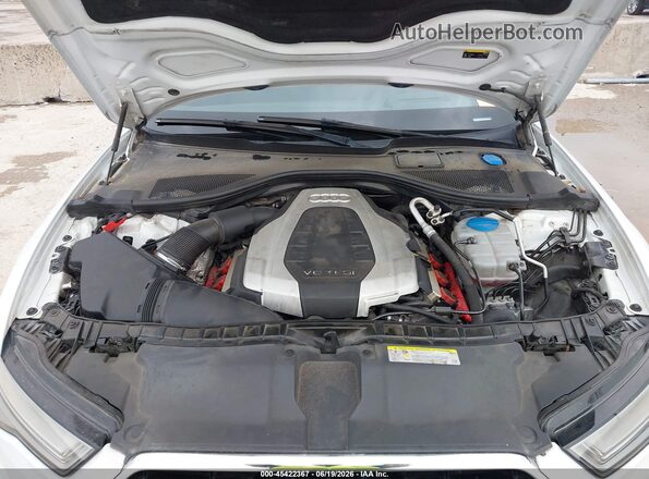 WAUH2AFC3HN100948 2017 AUDI A6 White უკანა ხედი