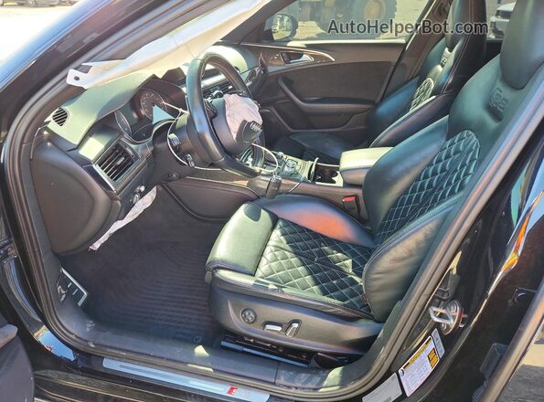 WAUH2AFC5GN088039 2016 AUDI S6 Black Front interior view