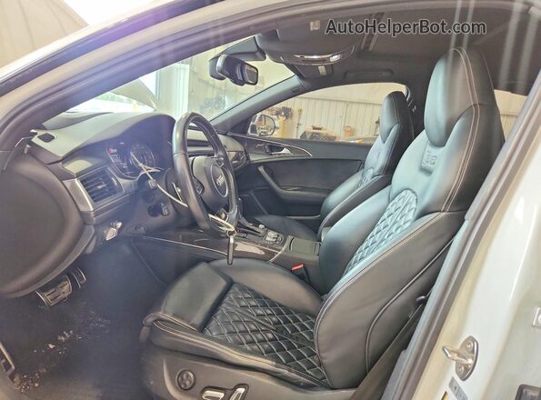 WAUH2AFC7GN038579 2016 AUDI S6 White Front interior view