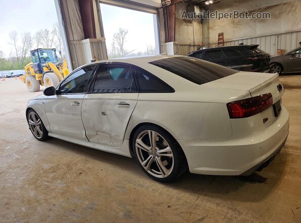 WAUH2AFC7GN038579 2016 AUDI S6 White Rear left