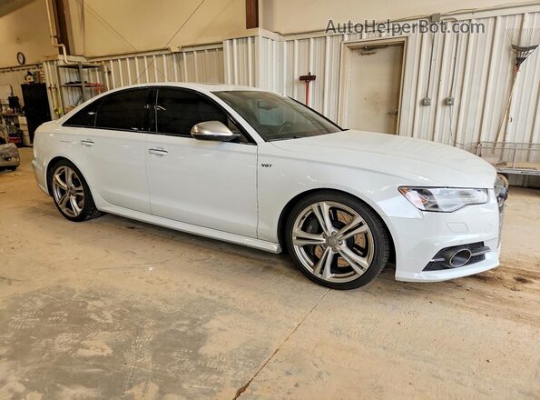 WAUH2AFC7GN038579 2016 AUDI S6 White Front right