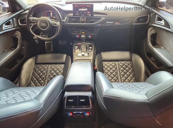 WAUH2AFC7GN038579 2016 AUDI S6 White Dashboard view
