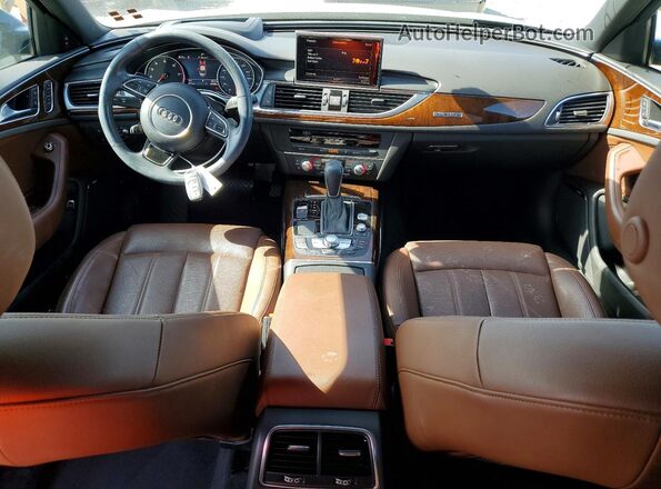 WAUH2AFC9HN012003 2017 AUDI A6 Черный Вид панели приборов