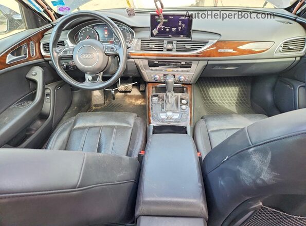 WAUH2AFC9HN124946 2017 AUDI A6 Черный Вид панели приборов
