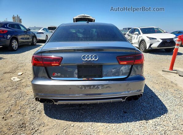 WAUH2BFC1GN061684 2016 AUDI S6 Gray უკანა ხედი
