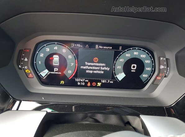 WAUH3DGY0PA044014 2023 AUDI S3 Black Instrument cluster view