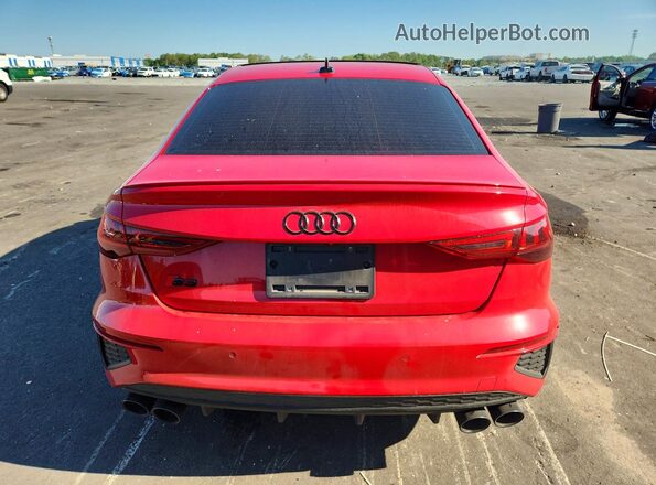 WAUH3DGY3RA046259 2024 AUDI S3 Red უკანა ხედი