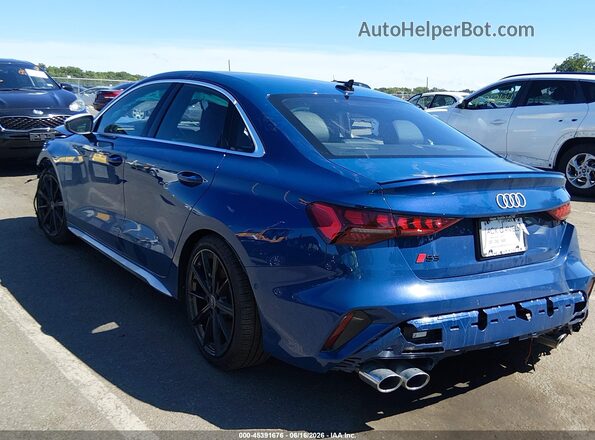 WAUH5DGY2SA060296 2025 AUDI S3 Синий Задняя левая четверть