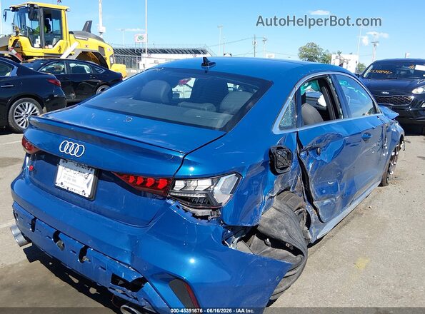 WAUH5DGY2SA060296 2025 AUDI S3 Синий Задняя правая четверть