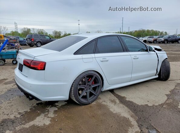 WAUHFAFC4JN008239 2018 AUDI S6 White Հետևի աջ