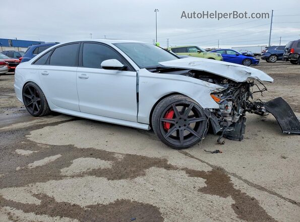 WAUHFAFC4JN008239 2018 AUDI S6 White Առջևի աջ
