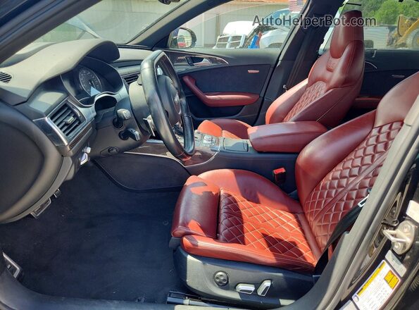 WAUHFBFC3HN039823 2017 AUDI S6 Черный Вид салона спереди