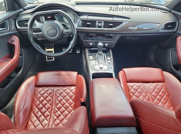 WAUHFBFC3HN039823 2017 AUDI S6 Черный Вид панели приборов