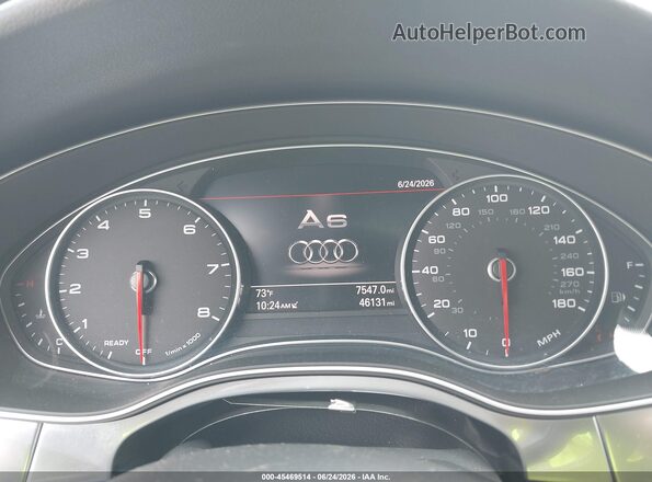 WAUHGAFCXGN124034 2016 AUDI A6 Black Вид задніх сидінь