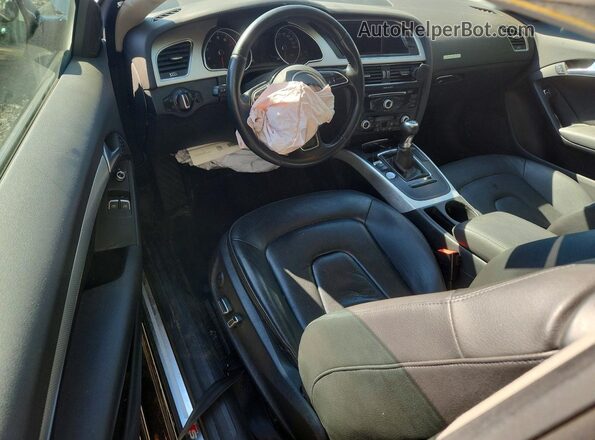 WAUHGAFR1GA035674 2016 AUDI A5 Black წინა პანელის ხედი