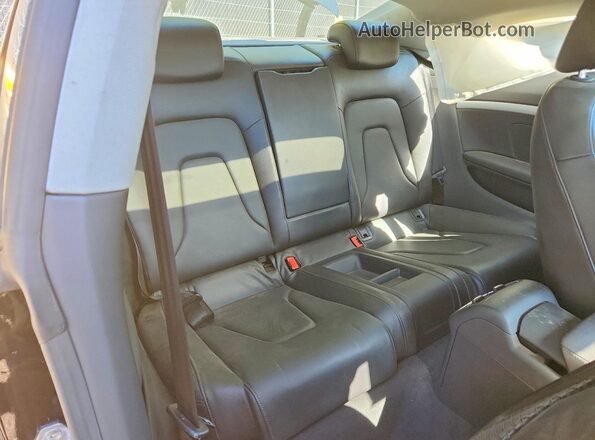 WAUHGAFR1GA035674 2016 AUDI A5 Black უკანა სავარძლების ხედი