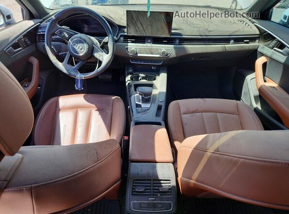 WAUHMAF47LN009693 2020 AUDI A4 White Առջևի վահանակի տեսք
