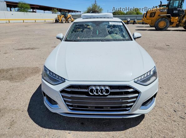 WAUHMAF47LN009693 2020 AUDI A4 White Դիմացի տեսք
