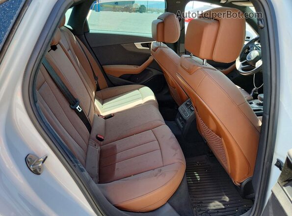 WAUHMAF47LN009693 2020 AUDI A4 White Հետևի նստատեղերի տեսք
