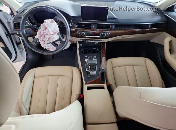 WAUHMAF48KA014584 2019 AUDI A4 White 