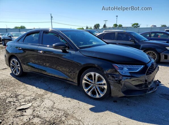 WAUHUDGY6SA074253 2025 AUDI A3 Black Առջևի աջ