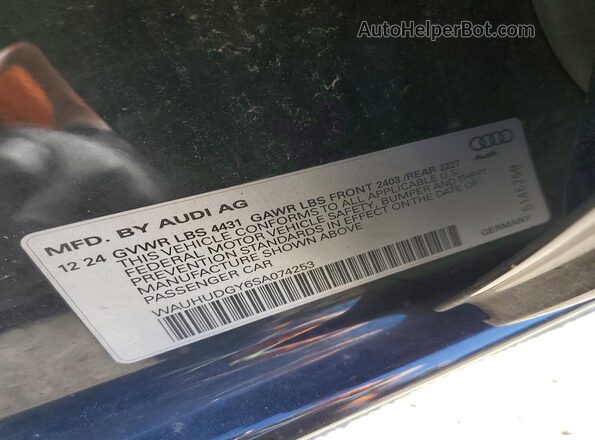 WAUHUDGY6SA074253 2025 AUDI A3 Black Շարժիչի բաժամունքի տեսք