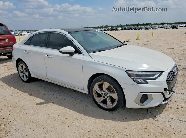 WAUHUDGY7RA014864 2024 AUDI A3 Белый Передняя правая четверть