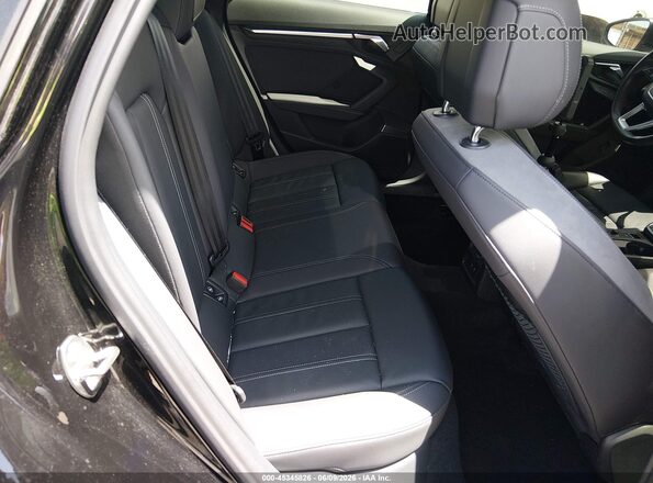 WAUHUDGY8NA077725 2022 AUDI A3 Black VIN კოდის სტიკერის ხედი
