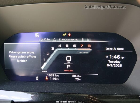 WAUHUDGY8NA077725 2022 AUDI A3 Black უკანა სავარძლების ხედი