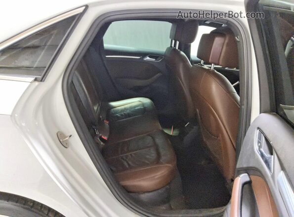 WAUJ8GFF2H1059457 2017 AUDI A3 White Հետևի նստատեղերի տեսք