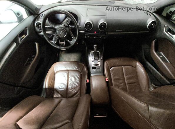 WAUJ8GFF2H1059457 2017 AUDI A3 White Առջևի վահանակի տեսք